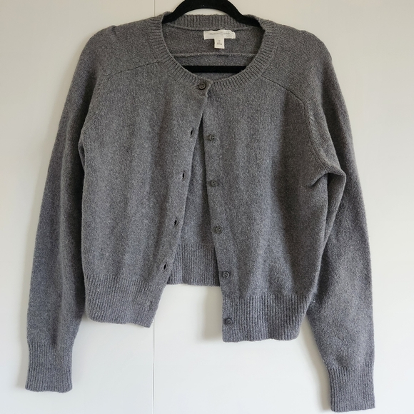Treasure & Bond Sweaters - Treasure & Bond Gray Button Cardigan Women’s Medium Classic Knit